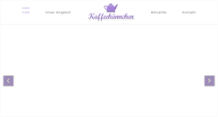 Desktop Screenshot of kaffee-kaennchen-dinslaken.de